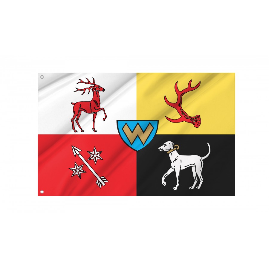 Flag Of Zary, Patriotic Flags, Unique Design Print, Flags For Indoor & Outdoor Use - High Quality Poland for Indoor and Outdoor Use