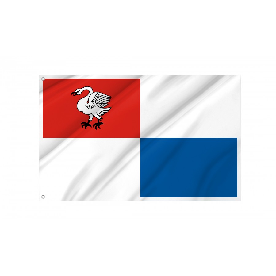 Flag Of Zbaszyn, Patriotic Flags, Unique Design Print, Flags For Indoor & Outdoor Use - High Quality Poland for Indoor and Outdoor Use