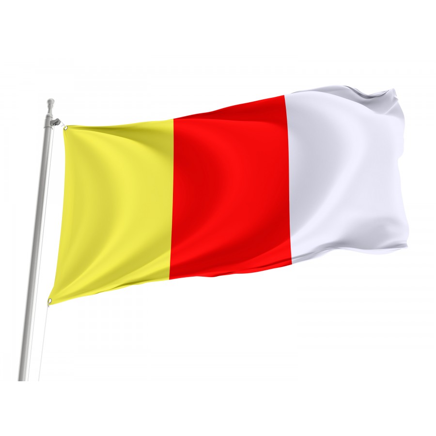 Flag Of Zdzieszowice, Patriotic Flags, Unique Design Print, Flags For Indoor & Outdoor Use - High Quality Poland for Indoor and Outdoor Use