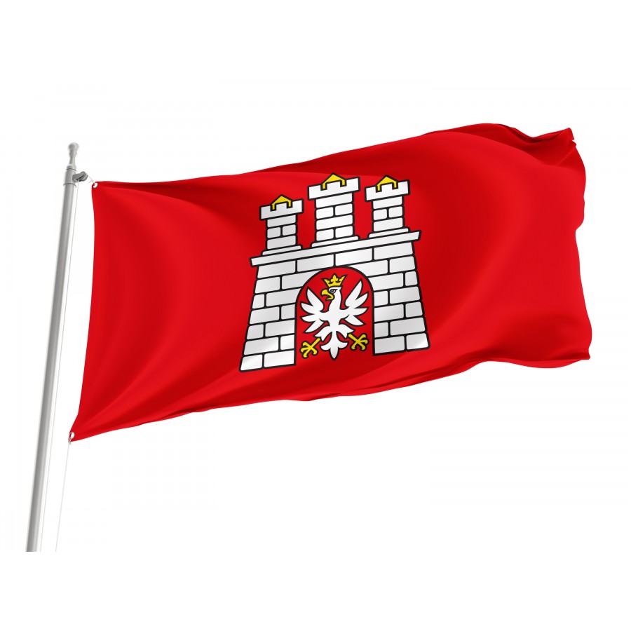 Flag Of Zgierz, Patriotic Flags, Unique Design Print, Flags For Indoor & Outdoor Use - High Quality Poland for Indoor and Outdoor Use