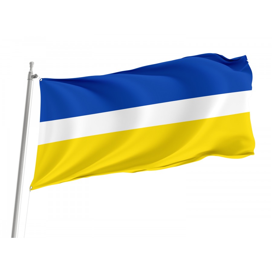 Flag Of Zgorzelec, Patriotic Flags, Unique Design Print, Flags For Indoor & Outdoor Use - High Quality Poland for Indoor and Outdoor Use