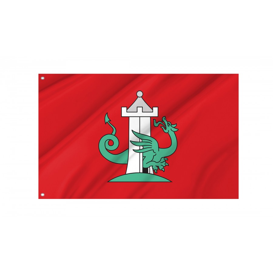 Flag Of Zmigrod, Patriotic Flags, Unique Design Print, Flags For Indoor & Outdoor Use - High Quality Poland for Indoor and Outdoor Use