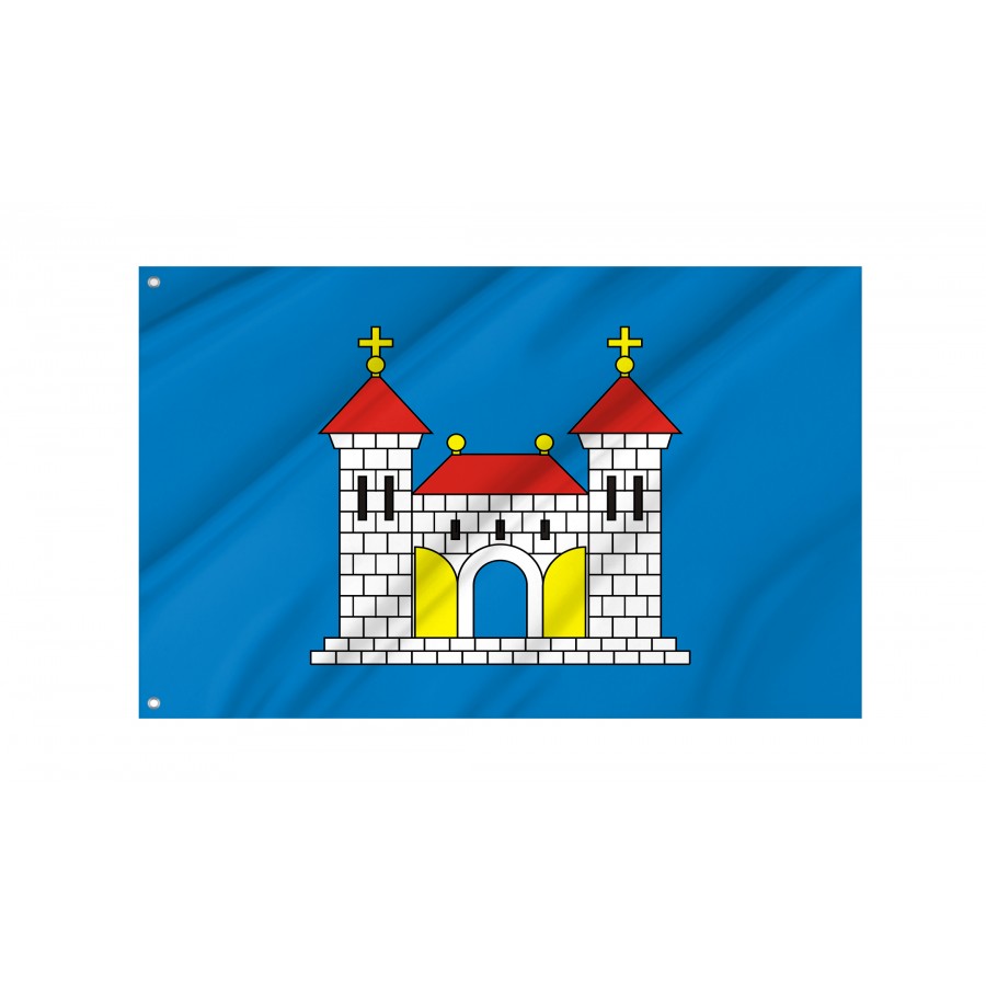 Flag Of Znin, Patriotic Flags, Unique Design Print, Flags For Indoor & Outdoor Use - High Quality Poland for Indoor and Outdoor Use