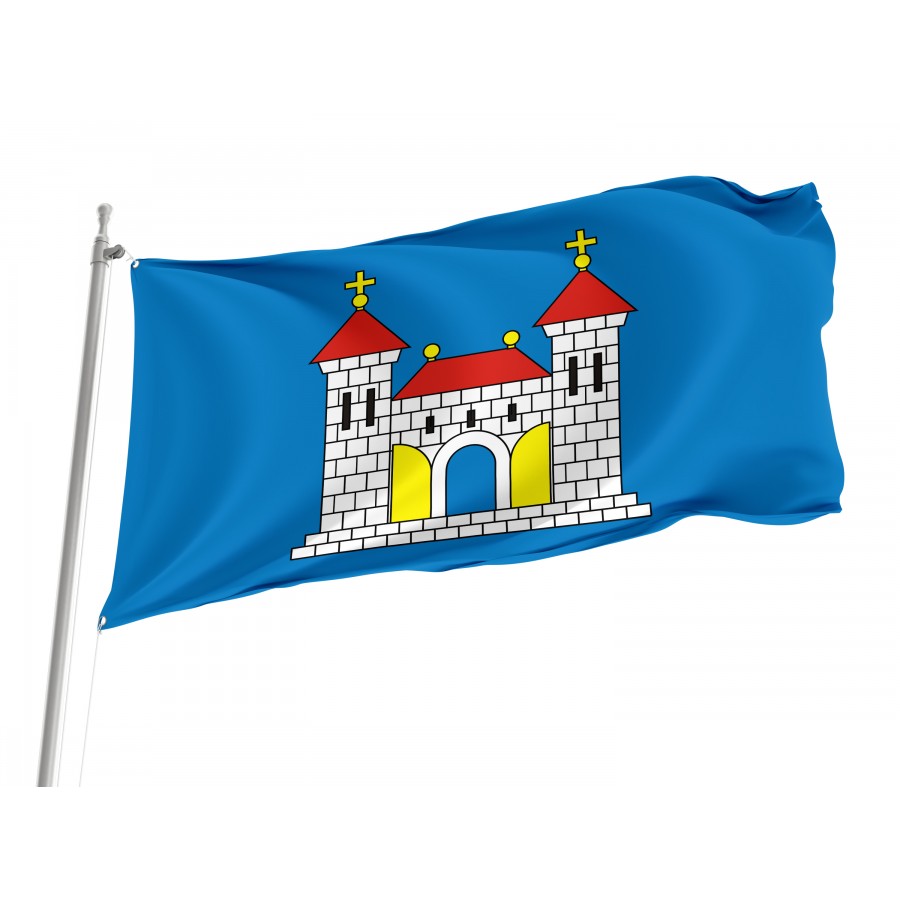 Flag Of Znin, Patriotic Flags, Unique Design Print, Flags For Indoor & Outdoor Use - High Quality Poland for Indoor and Outdoor Use