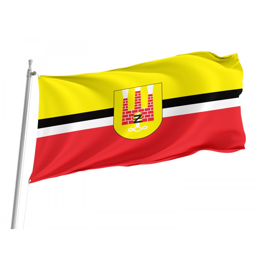 Flag Of Zyrardow, Patriotic Flags, Unique Design Print, Flags For Indoor & Outdoor Use - High Quality Poland for Indoor and Outdoor Use