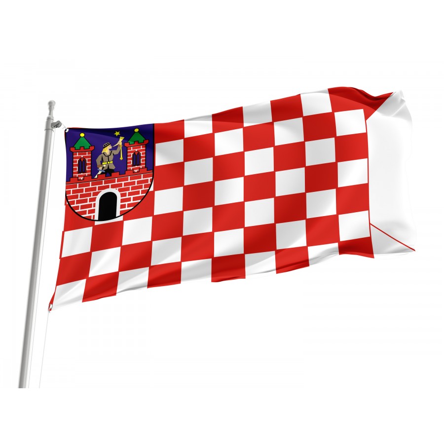 Flag Of Kalisz, Patriotic Flags, Unique Design Print, Flags For Indoor & Outdoor Use - High Quality Poland for Indoor and Outdoor Use
