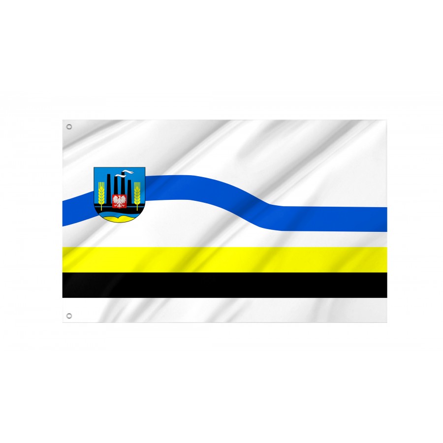 Myszkow Old Flag, Patriotic Flags, Unique Design Print, Flags For Indoor & Outdoor Use - High Quality Poland for Indoor and Outdoor Use
