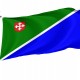 Old Flag Dobrzyca, Patriotic Flags, Unique Design Print, Flags for Indoor & Outdoor Use - Imagine 1