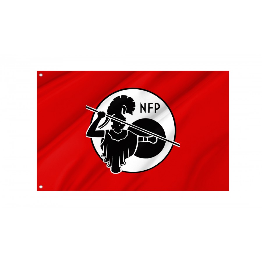 Flag of New Political Front, Unique Design Print, Flags for Indoor & Outdoor Use