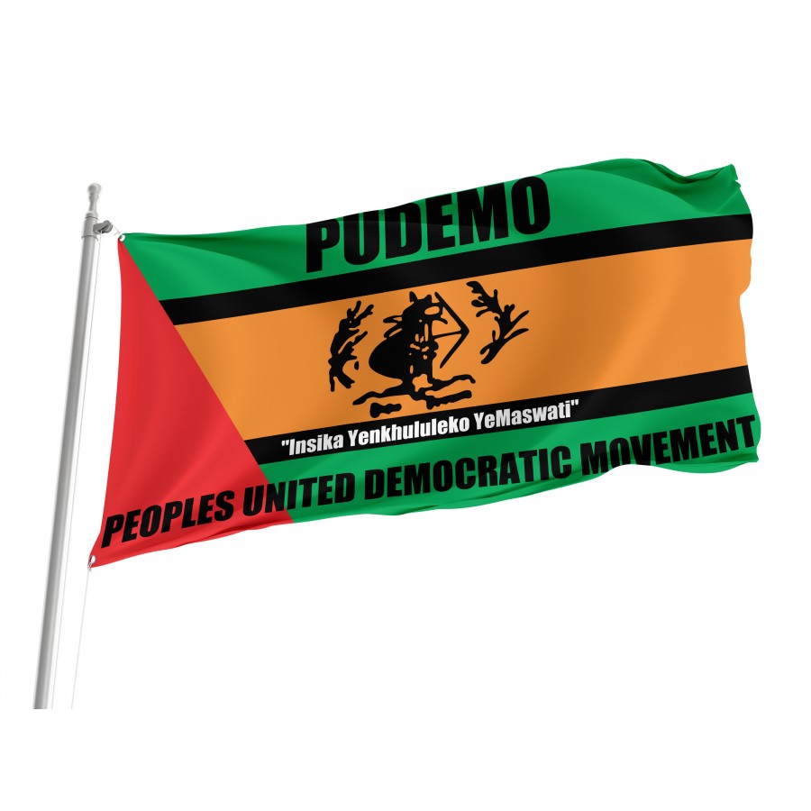 Flag of Peoples United Democratic Movement, PUDEMO, Unique Design Print, Flags for Indoor & Outdoor Use