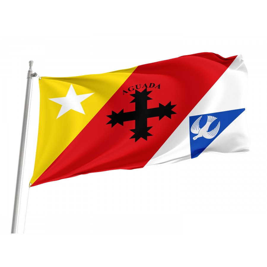 Flag Of Aguada, Puerto Rico, Patriotic Flags, Unique Design Print, Flags For Indoor & Outdoor Use - High Quality Puerto Rico for Indoor and Outdoor Use
