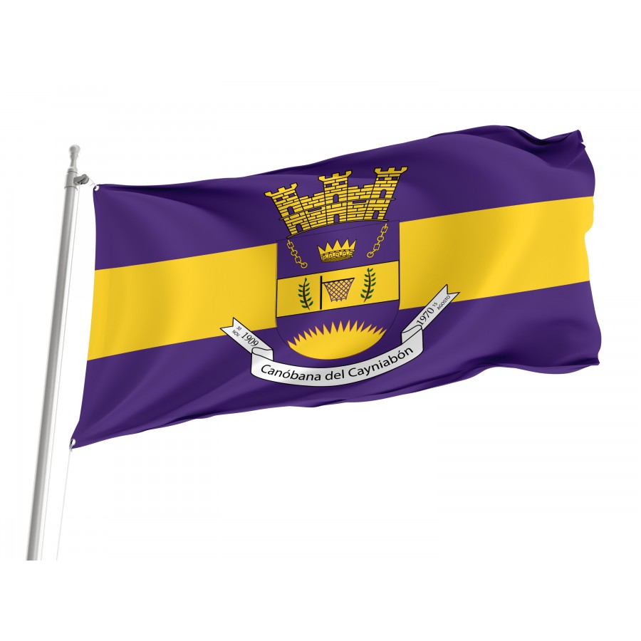 Flag Of Canóvanas, Puerto Rico, Patriotic Flags, Unique Design Print, Flags For Indoor & Outdoor Use - High Quality Puerto Rico for Indoor and Outdoor Use