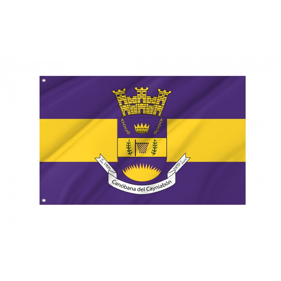 Flag Of Canóvanas, Puerto Rico, Patriotic Flags, Unique Design Print, Flags For Indoor & Outdoor Use - High Quality Puerto Rico for Indoor and Outdoor Use