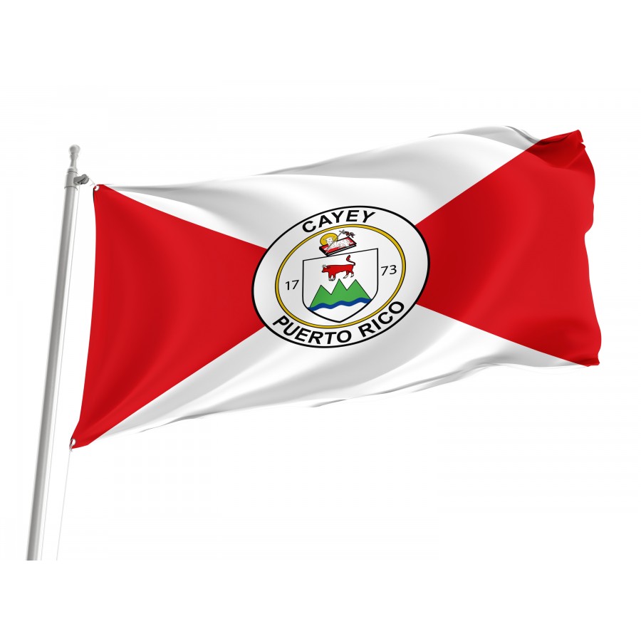 Flag Of Cayey, Puerto Rico, Patriotic Flags, Unique Design Print, Flags For Indoor & Outdoor Use - High Quality Puerto Rico for Indoor and Outdoor Use