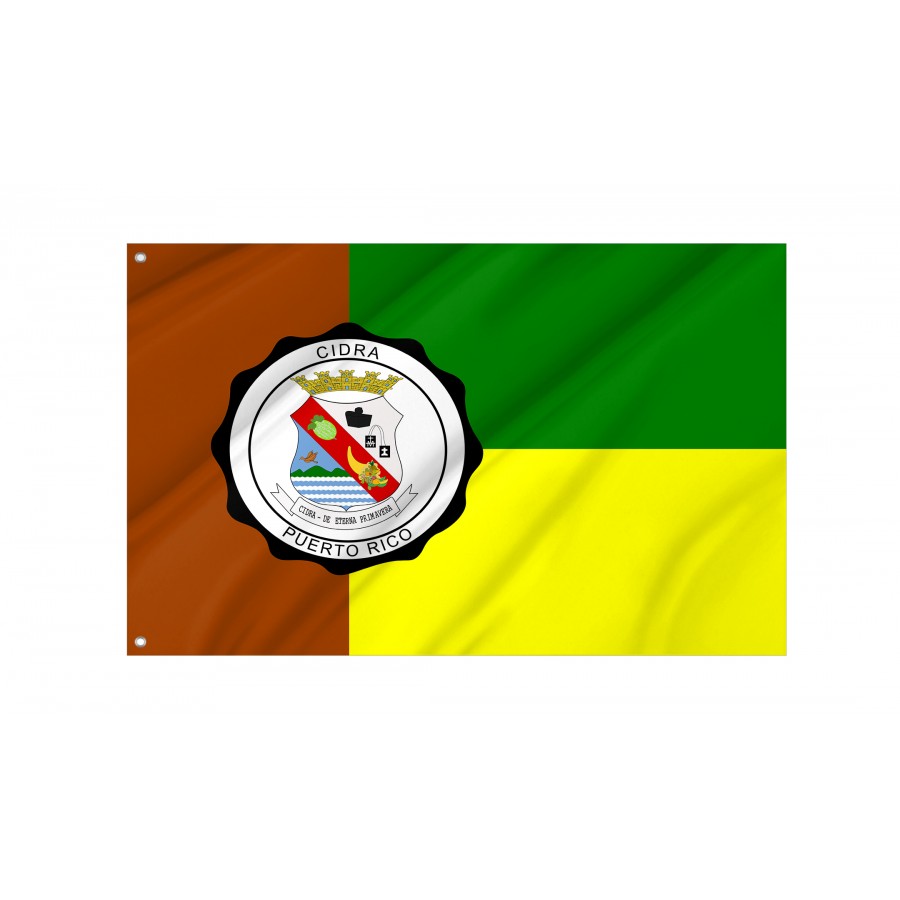 Flag Of Cidra, Puerto Rico, Patriotic Flags, Unique Design Print, Flags For Indoor & Outdoor Use - High Quality Puerto Rico for Indoor and Outdoor Use