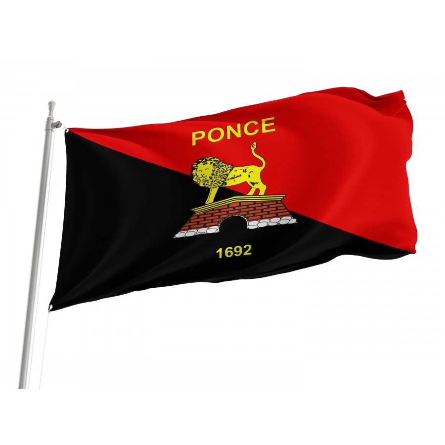 Flag Of Ponce, Puerto Rico, Patriotic Flags, Unique Design Print, Flags For Indoor & Outdoor Use - High Quality Puerto Rico for Indoor and Outdoor Use
