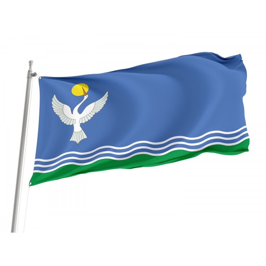Flag Of Chishminsky Rayon, Patriotic Flags, Unique Design Print, Flags For Indoor & Outdoor Use - High Quality Russia for Indoor and Outdoor Use