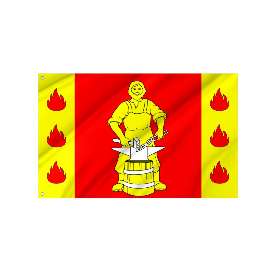 Flag Of Melallostroy, Patriotic Flags, Unique Design Print, Flags For Indoor & Outdoor Use - High Quality Russia for Indoor and Outdoor Use