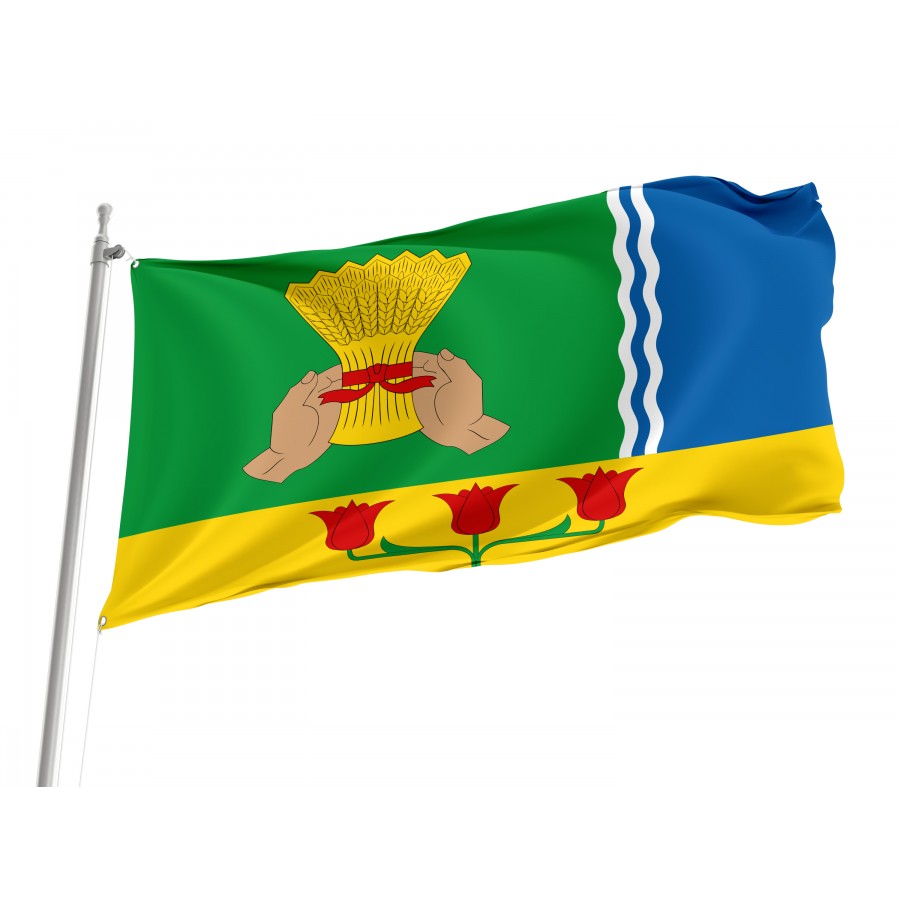 Flag Of Sinitcynskoe Rural Settlement, Patriotic Flags, Unique Design Print, Flags For Indoor & Outdoor Use - High Quality Russia for Indoor and Outdoor Use