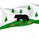 Flag of Boksitogorsky rayon, Patriotic Flags, Unique Design Print, Flags for Indoor & Outdoor Use - Imagine 1