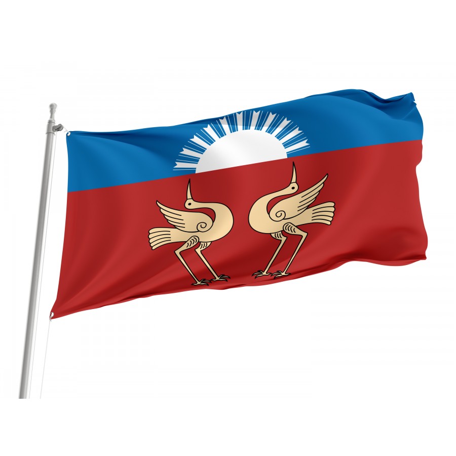 Flag Of Buzdyaksky Rayon, Patriotic Flags, Unique Design Print, Flags For Indoor & Outdoor Use - High Quality Russia for Indoor and Outdoor Use