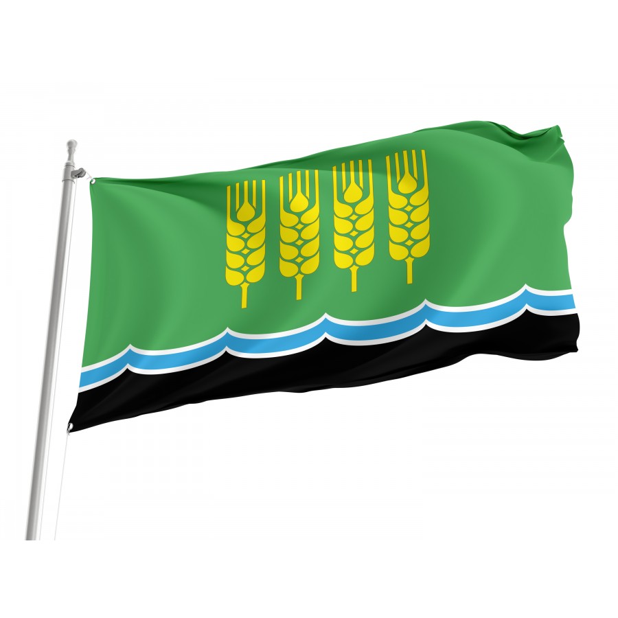 Flag Of Dyurtyulinsky Rayon, Patriotic Flags, Unique Design Print, Flags For Indoor & Outdoor Use - High Quality Russia for Indoor and Outdoor Use