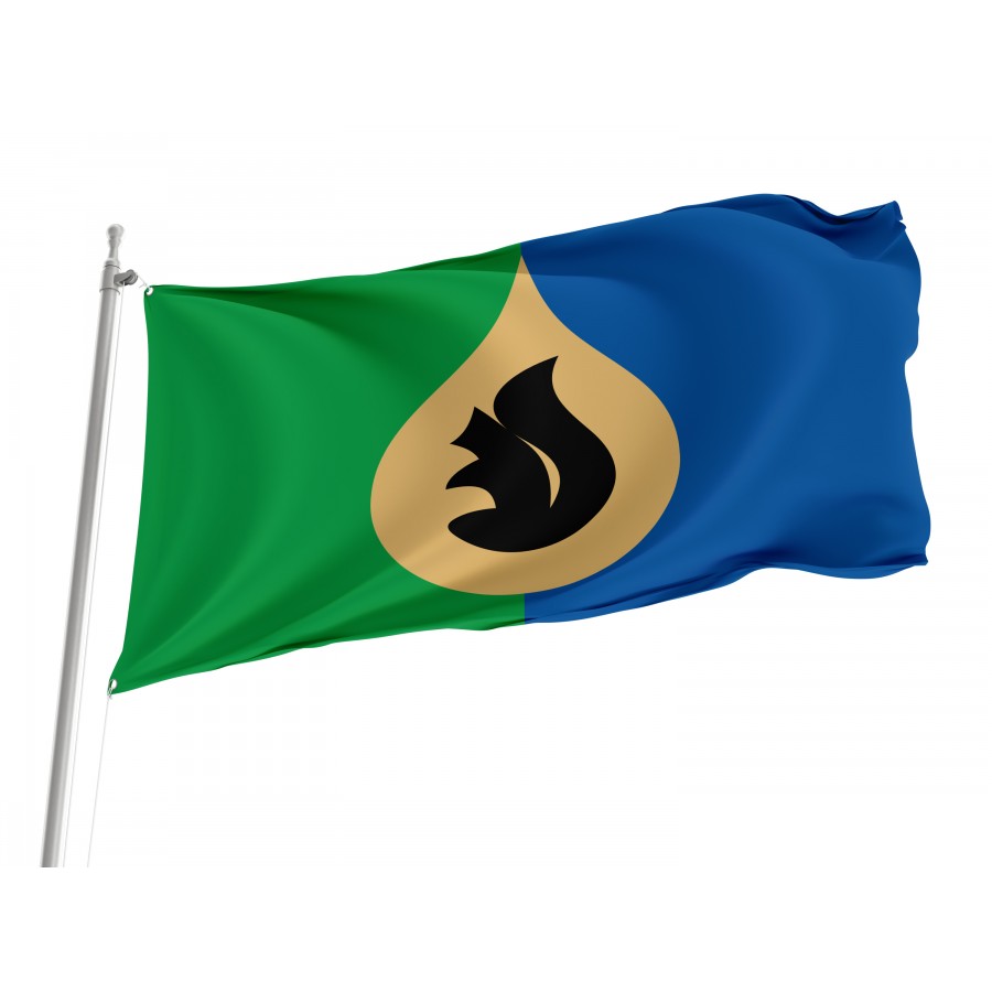 Flag Of Fyodorovsky, Patriotic Flags, Unique Design Print, Flags For Indoor & Outdoor Use - High Quality Russia for Indoor and Outdoor Use