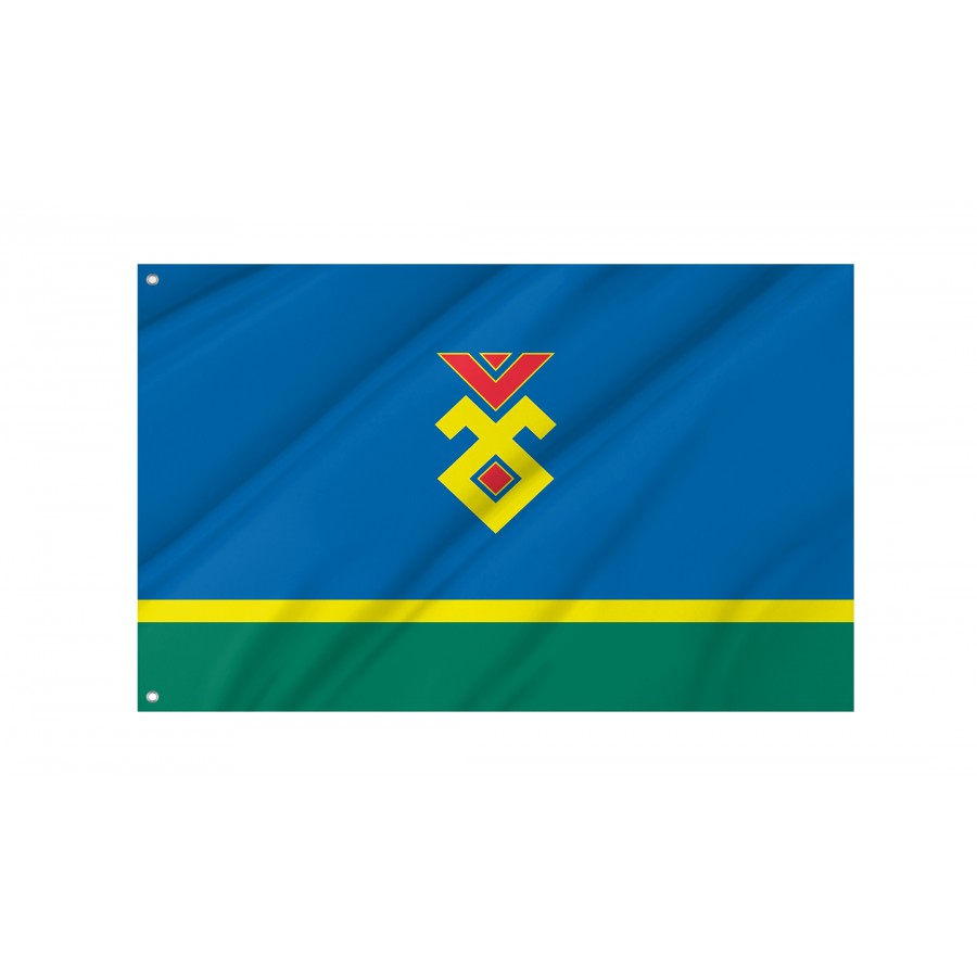 Flag Of Iglinsky Rayon, Unique Design Print, Flags For Indoor & Outdoor Use - High Quality Russia for Indoor and Outdoor Use