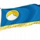 Flag of Ivolginsky Rayon, Unique Design Print, Flags for Indoor & Outdoor Use - Imagine 1