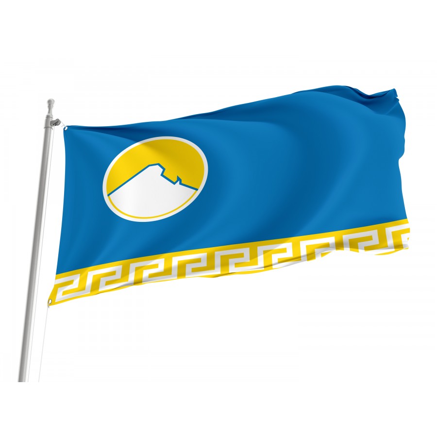 Flag Of Ivolginsky Rayon, Unique Design Print, Flags For Indoor & Outdoor Use - High Quality Russia for Indoor and Outdoor Use