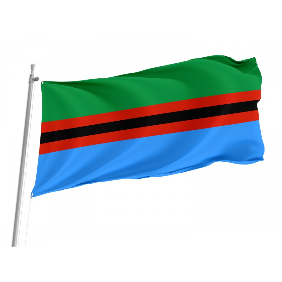 Flag Of Kalevalsky Rayon, Karelia, Unique Design Print, Flags For Indoor & Outdoor Use - High Quality Russia for Indoor and Outdoor Use