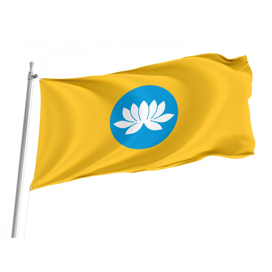 Flag Of Kalmykia, Patriotic Flags, Unique Design Print, Flags For Indoor & Outdoor Use - High Quality Russia for Indoor and Outdoor Use