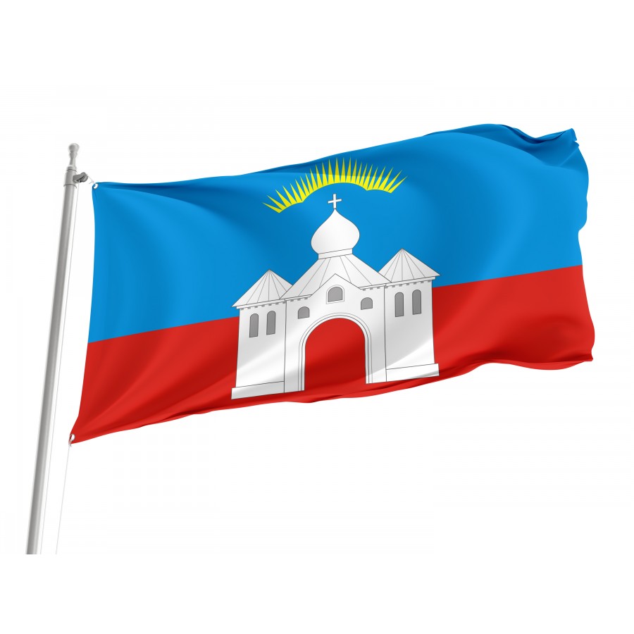 Flag Of Kandalakshsky Rayon, Unique Design Print, Flags For Indoor & Outdoor Use - High Quality Russia for Indoor and Outdoor Use