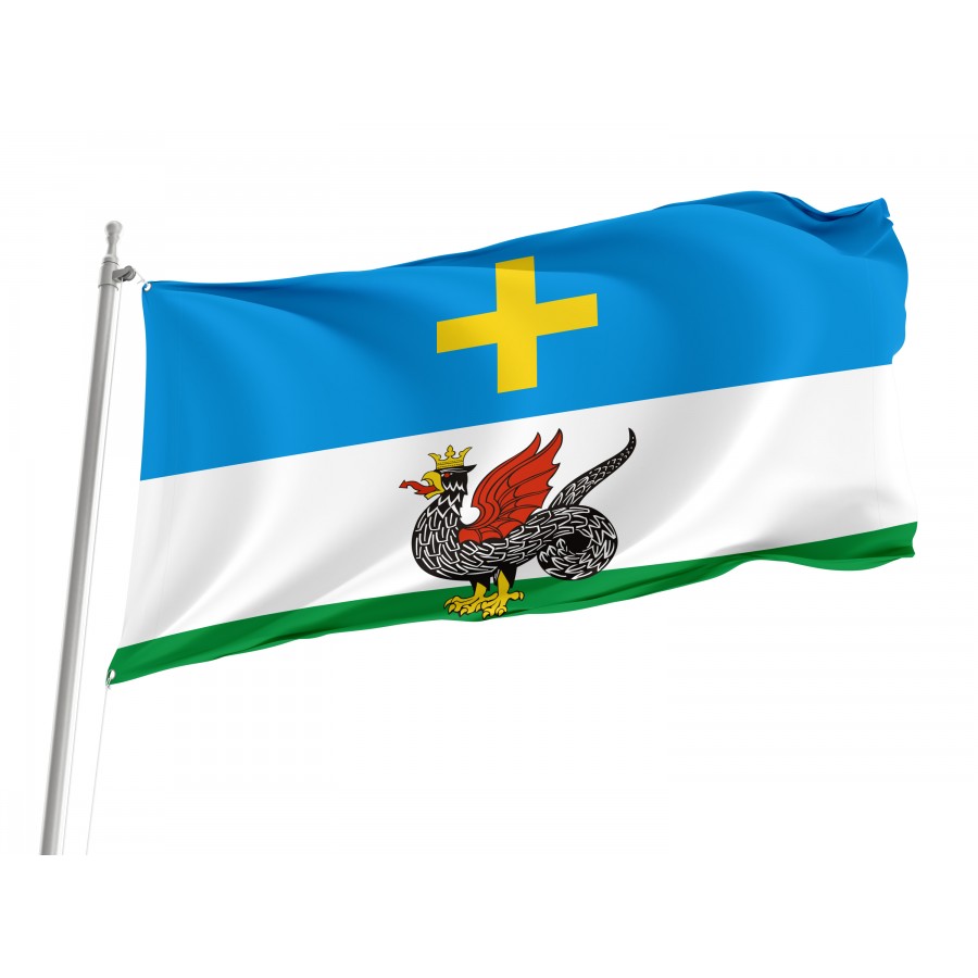 Flag Of Kashira, Unique Design Print, Flags For Indoor & Outdoor Use - High Quality Russia for Indoor and Outdoor Use
