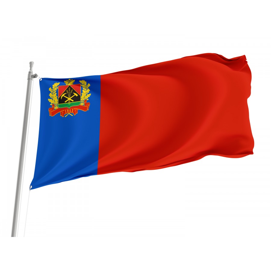 Flag Of Kemerovo Oblast, Russia. 2003 - 2020, Unique Design Print, Flags For Indoor & Outdoor Use - High Quality Russia for Indoor and Outdoor Use