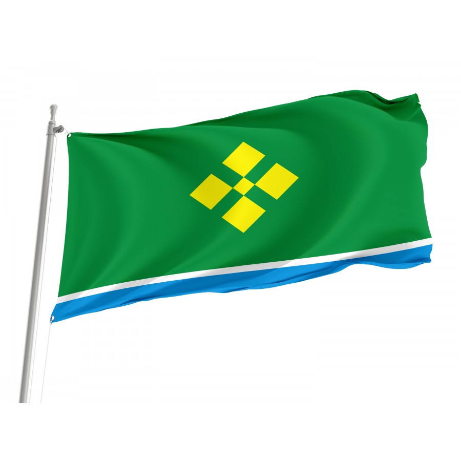Flag Of Khatylinsky, Unique Design Print, Flags For Indoor & Outdoor Use - High Quality Russia for Indoor and Outdoor Use