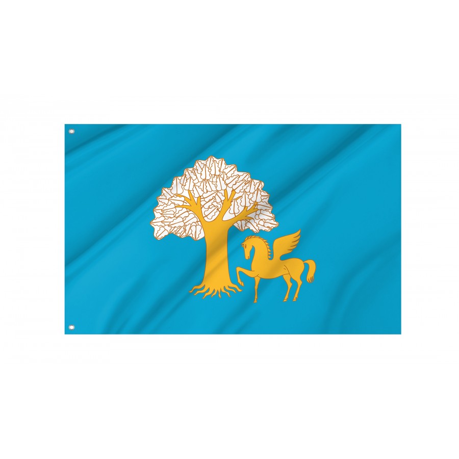 Flag Of Kiginsky Rayon, Unique Design Print, Flags For Indoor & Outdoor Use - High Quality Russia for Indoor and Outdoor Use