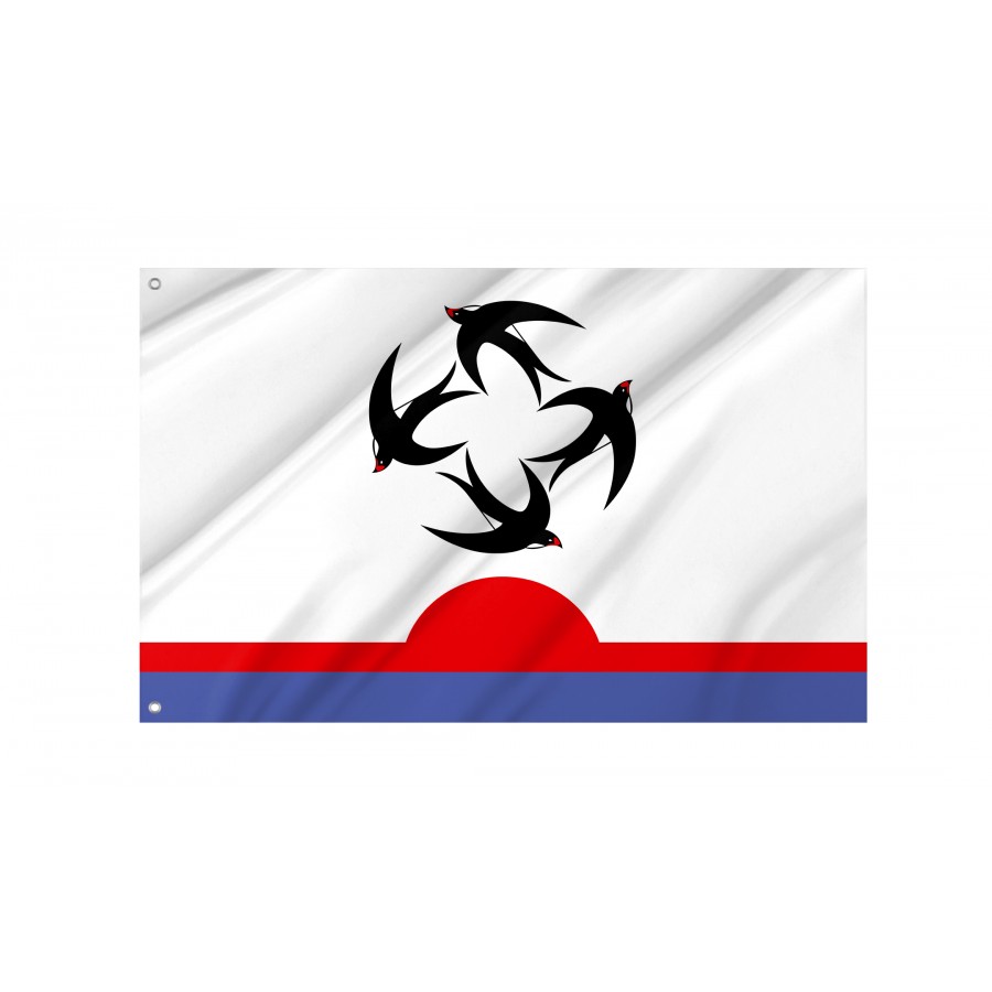 Flag Of Kilmezsky Rayon, Unique Design Print, Flags For Indoor & Outdoor Use - High Quality Russia for Indoor and Outdoor Use