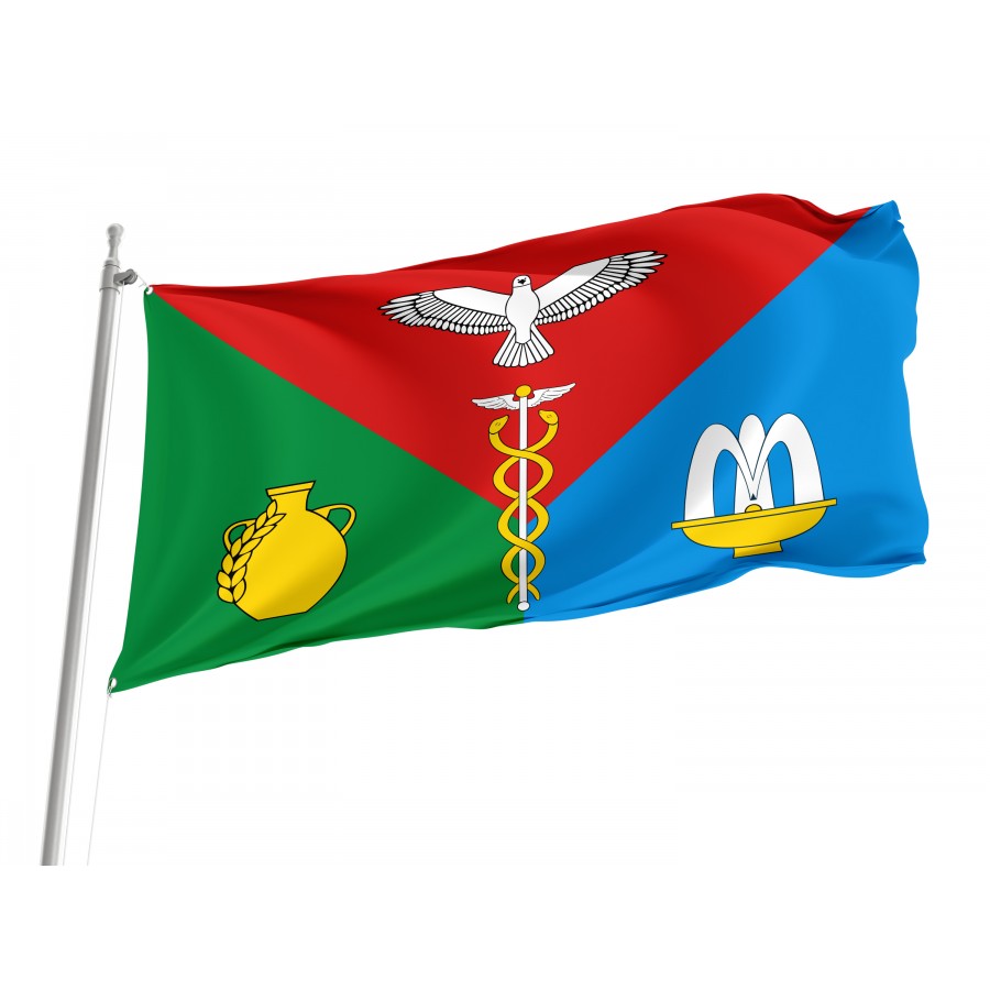 Flag Of Kirovsky Raion, Unique Design Print, Flags For Indoor & Outdoor Use - High Quality Russia for Indoor and Outdoor Use