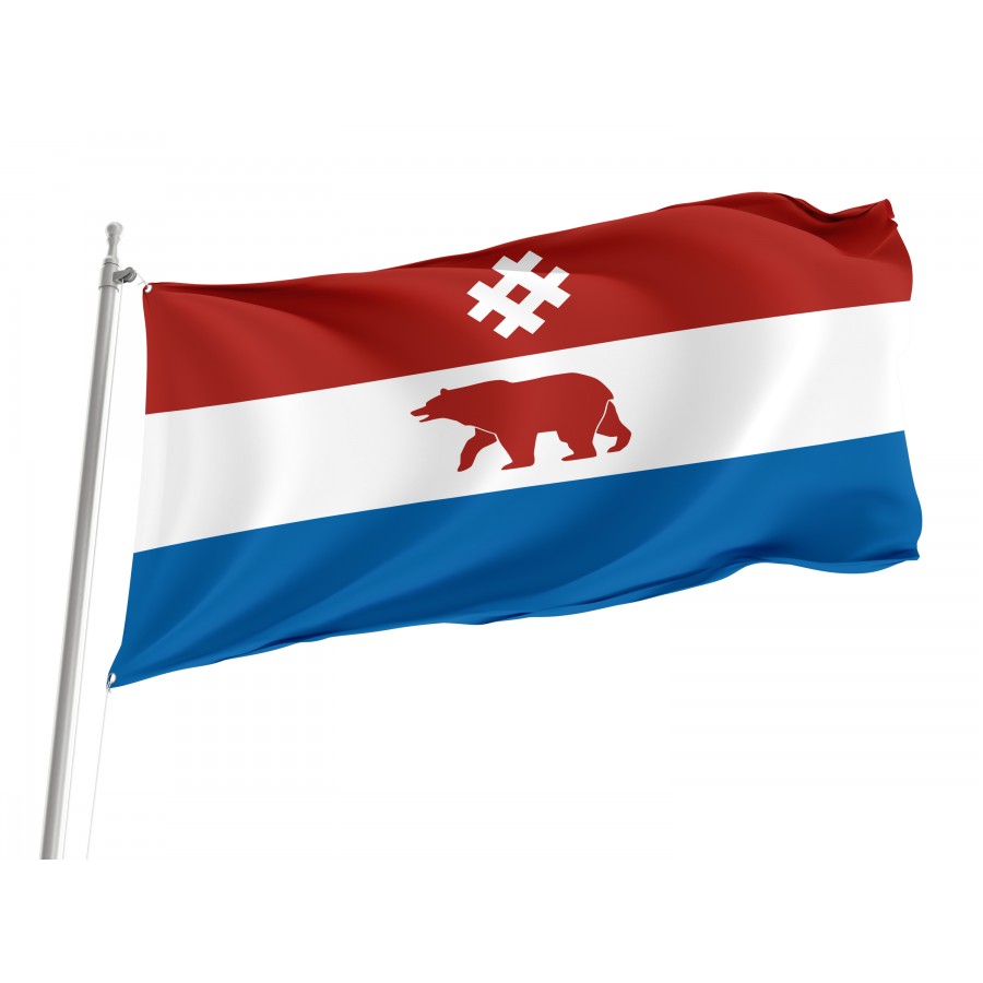 Flag Of Komi-Permyak Okrug, Unique Design Print, Flags For Indoor & Outdoor Use - High Quality Russia for Indoor and Outdoor Use