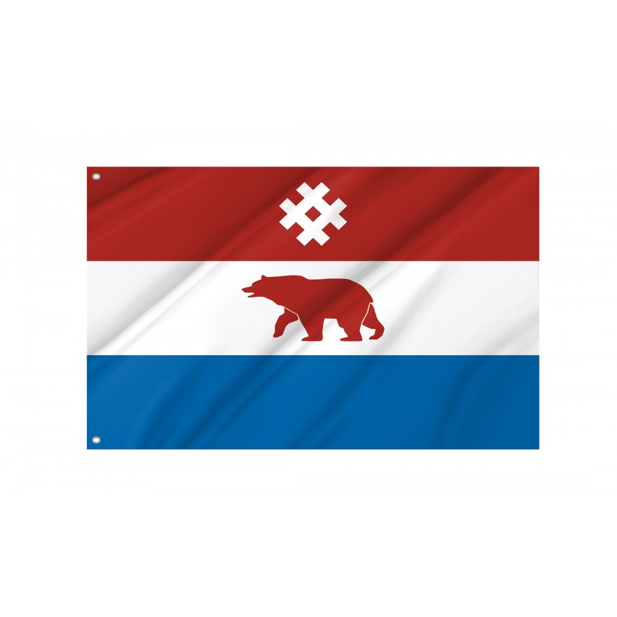 Flag Of Komi-Permyak Okrug, Unique Design Print, Flags For Indoor & Outdoor Use - High Quality Russia for Indoor and Outdoor Use