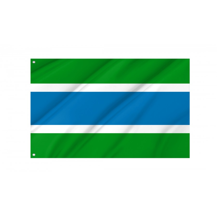 Flag Of Komsomolsky Rayon, Unique Design Print, Flags For Indoor & Outdoor Use - High Quality Russia for Indoor and Outdoor Use
