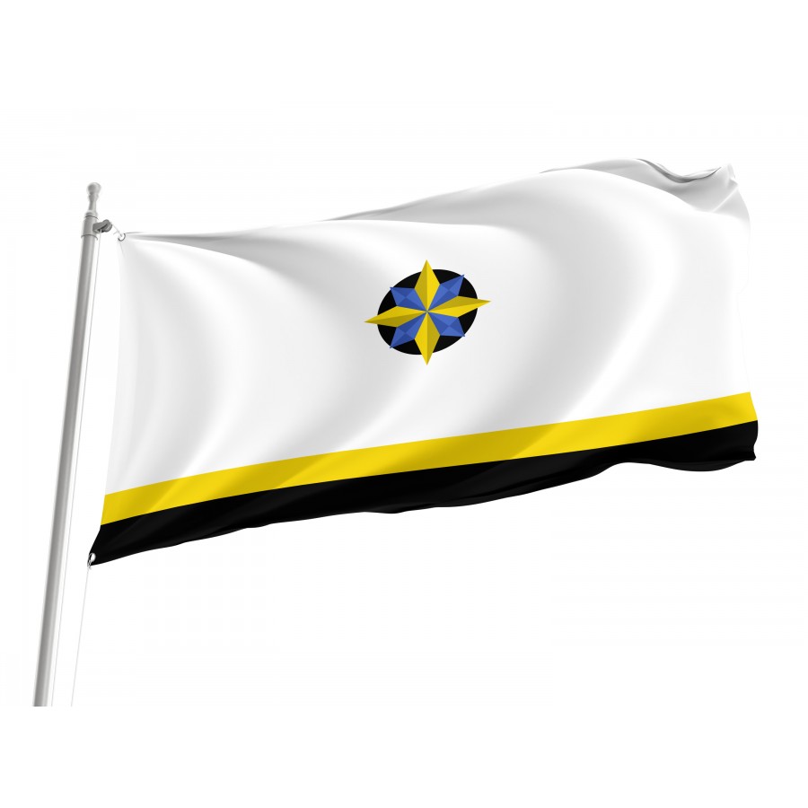 Flag Of Kovdorsky Rayon, Unique Design Print, Flags For Indoor & Outdoor Use - High Quality Russia for Indoor and Outdoor Use