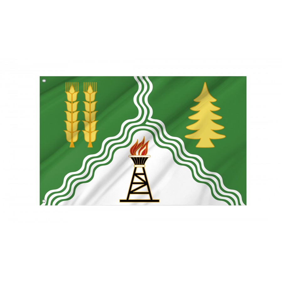Flag Of Krasnokamsky Rayon, Unique Design Print, Flags For Indoor & Outdoor Use - High Quality Russia for Indoor and Outdoor Use