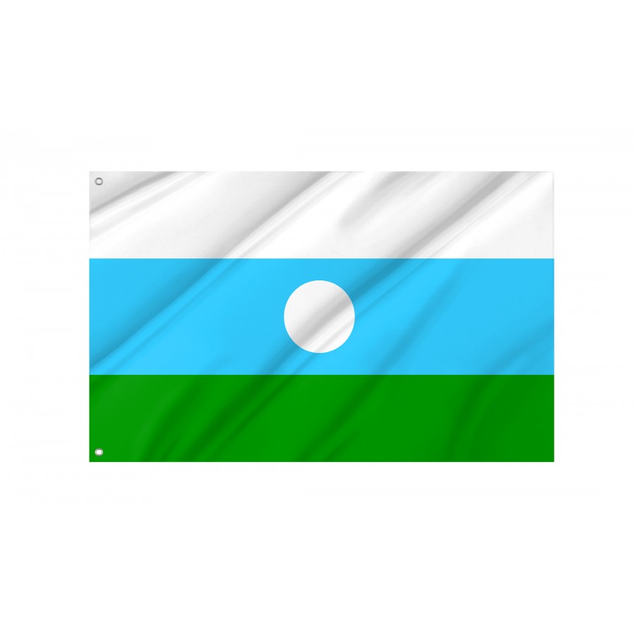 Flag Of Krestyakhsky Nasleg, Unique Design Print, Flags For Indoor & Outdoor Use - High Quality Russia for Indoor and Outdoor Use