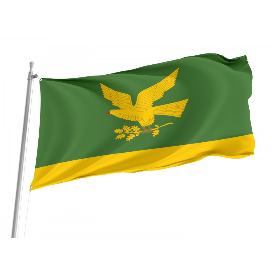 Flag Of Kuyurgazinsky Rayon, Unique Design Print, Flags For Indoor & Outdoor Use - High Quality Russia for Indoor and Outdoor Use
