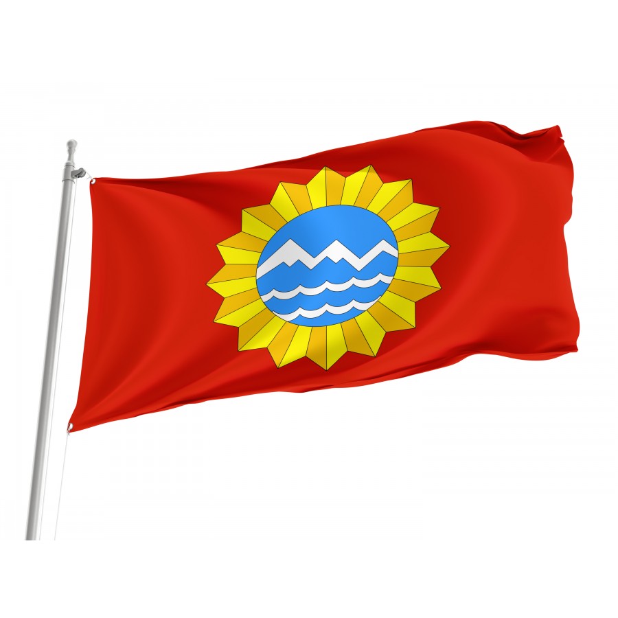 Flag Of Labinsky Rayon, Unique Design Print, Flags For Indoor & Outdoor Use - High Quality Russia for Indoor and Outdoor Use