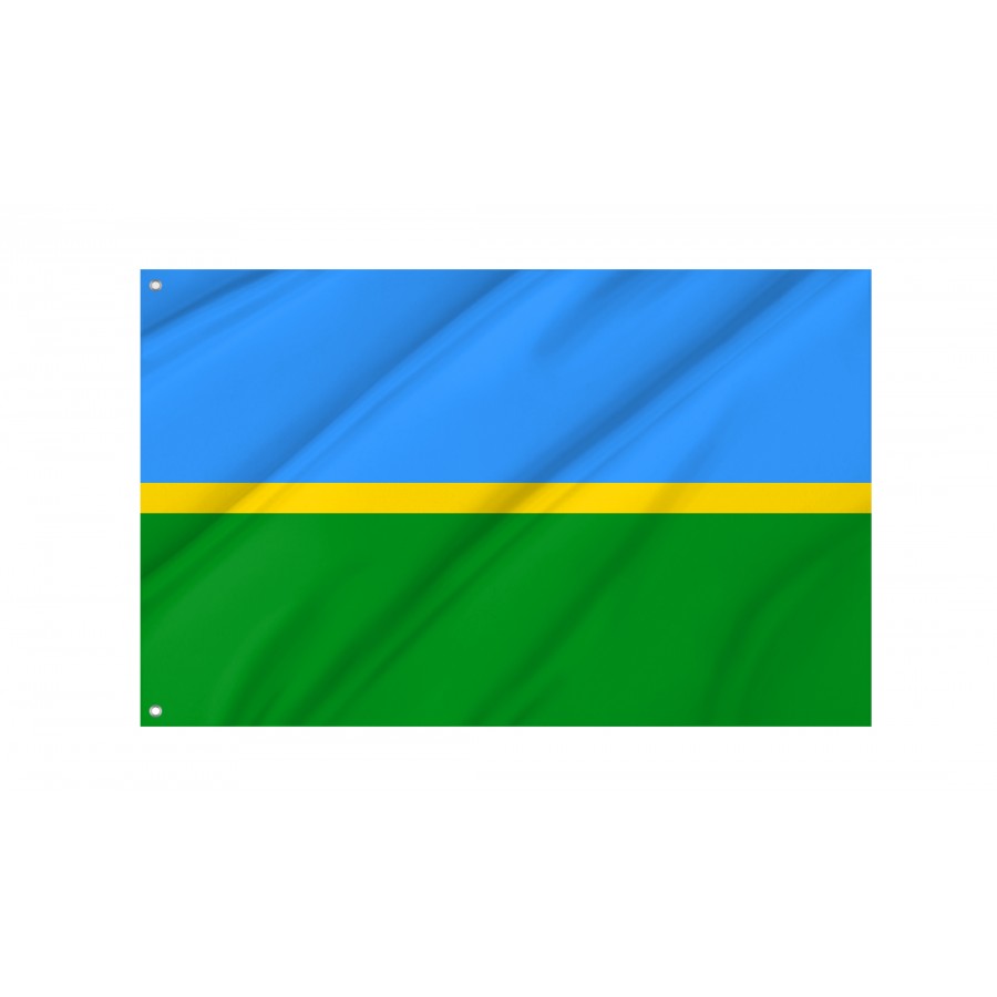 Flag Of Lyambirsky Rayon, Unique Design Print, Flags For Indoor & Outdoor Use - High Quality Russia for Indoor and Outdoor Use