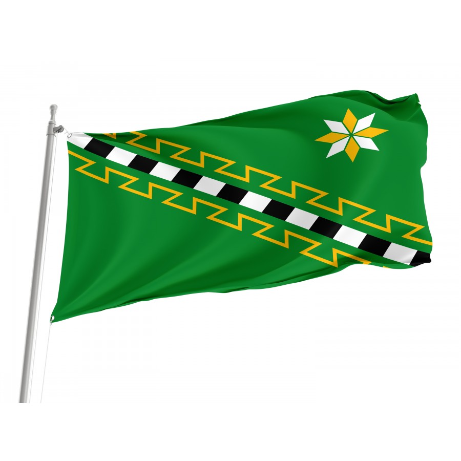 Flag Of Malovishersky Rayon, Unique Design Print, Flags For Indoor & Outdoor Use - High Quality Russia for Indoor and Outdoor Use