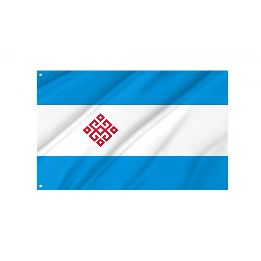 Flag Of Medvedevsky Rayon, Unique Design Print, Flags For Indoor & Outdoor Use - High Quality Russia for Indoor and Outdoor Use